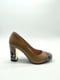 Туфли коричневые с анималистическим принтом | 5868422 | фото 2