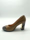 Туфли коричневые с анималистическим принтом | 5868422 | фото 3