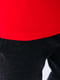 Реглан красно-черный с принтом | 6077655 | фото 3