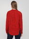 Блуза красная в принт | 6079226 | фото 2
