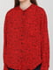 Блуза красная в принт | 6079226 | фото 3