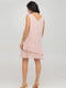 Платье А-силуэта пудрового цвета | 6079259 | фото 2