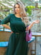 Сукня А-силуету зелена | 6076446 | фото 3