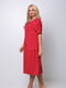 Платье А-силэута красное в горошек | 6076495 | фото 3