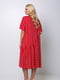 Платье А-силэута красное в горошек | 6076495 | фото 5