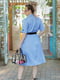 Платье А-силуэта голубое | 6076509 | фото 2