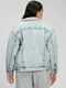 Куртка джинсовая голубая | 6079615 | фото 3
