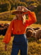 Блуза оранжевая | 6080155 | фото 5