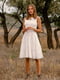 Платье А-силуэта белое | 6080218 | фото 4