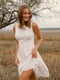 Платье А-силуэта белое | 6080218 | фото 6
