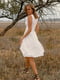 Платье А-силуэта белое | 6080218 | фото 7