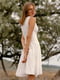 Платье А-силуэта белое | 6080218 | фото 9