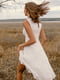 Платье А-силуэта белое | 6080218 | фото 10