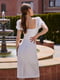 Платье-футляр белое | 6080229 | фото 8