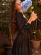 Платье А-силуэта черное | 6080263 | фото 5
