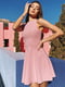 Платье А-силуэта нежно-розовое | 6080283 | фото 2