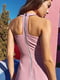 Платье А-силуэта нежно-розовое | 6080283 | фото 6