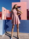 Платье А-силуэта нежно-розовое | 6080283 | фото 7