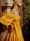 Платье А-силуэта оранжевое | 6080286 | фото 4