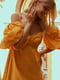 Платье А-силуэта оранжевое | 6080286 | фото 6