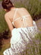 Платье А-силуэта молочного цвета | 6080291 | фото 8