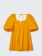 Платье А-силуэта оранжевое | 6080294