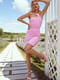 Платье-футляр розовое | 6080295 | фото 6