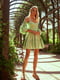 Платье А-силуэта фисташкового цвета | 6080299 | фото 3