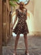 Платье А-силуэта анималистической расцветки | 6080304 | фото 4