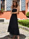 Платье А-силуэта черное | 6080308 | фото 2
