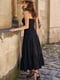 Платье А-силуэта черное | 6080308 | фото 6