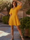 Платье А-силуэта желтое | 6080317 | фото 4