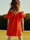 Платье красное с пышными рукавами | 6080338 | фото 6