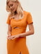 Платье-футляр оранжевое | 6080347 | фото 3