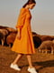 Платье А-силуэта оранжевое | 6080357 | фото 3