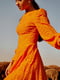 Платье А-силуэта оранжевое | 6080357 | фото 4