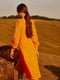 Платье А-силуэта оранжевое | 6080357 | фото 6