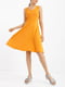 Платье А-силуэта оранжевое | 6080480
