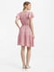 Сукня А-силуету рожева з анімалістичним принтом | 6080495 | фото 3