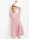 Платье А-силуэта розовое с анималистическим принтом | 6080495 | фото 4