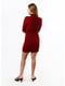 Платье-свитер бордовое | 6081242 | фото 4