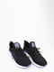 Кросівки чорно-фіолетові | 6072270 | фото 7