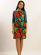 Різнокольорова сукня абстрактний візерунок | 6086761 | фото 3