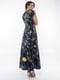 Сукня чорна з візерунком | 6087102 | фото 7