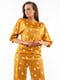 Блуза золотая с узором | 6087109 | фото 4