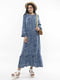 Сукня синя з принтом | 6087258 | фото 2