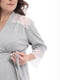 Халат для беременных и кормящих мам серый | 6087343 | фото 3