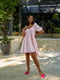 Сукня А-силуету рожева | 6079983 | фото 2