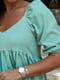 Сукня А-силуету м'ятного кольору | 6079985 | фото 2