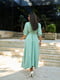 Сукня А-силуету оливкового кольору | 6079987 | фото 2